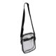 thumbnail image 4 of Bolso de hombro ajustable transparente de PVC, bandolera transparente impermeable con cremallera para cargadores, carteras, llaves, gafas de sol, 4 of 14