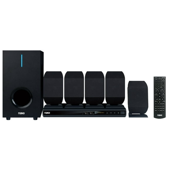 Naxa Electronics ND-864 5.1” Channel High-Powered Home Theater DVD & Karaoke Speaker System