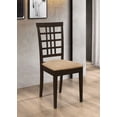 thumbnail image 2 of Kelso Lattice Back Dining Side Chair Cappuccino (Set of 2), 2 of 13
