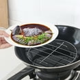 thumbnail image 3 of Farfi Stainless Steel Steaming Rack Multifunctional Cooling Rack Round Four-Legged Steaming Rack for Kitchen Cooking (8Inch), 3 of 13