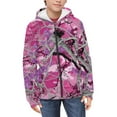 thumbnail image 3 of chaqlin Pink Camo Hunting Hoodies for Girls Boys Trendy Y2K Zip Up Hoodie Kids Long Sleeve Sweatshirts Lightweight Loose Hooded Jackets with Pocket, 3 of 7