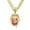 Gold-18inch, variant on Hip Hop Cuban Chains Red Tongue Pendant Necklace With 13mm Miami Cuban Chain Iced Out Bling HipHop Necklaces Fashion Jewelry