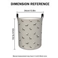 thumbnail image 2 of Sheep Dots on Beige Storage Basket  Durable Woven Organizer for Bedroom Decor Home Gift  Shelf Storage, 2 of 9