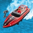 thumbnail image 1 of BELOVING Remote Control Boat 2.4GHz Control Gift Speedboat for River Pools Salt Water Red, 1 of 9