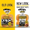 thumbnail image 3 of Nature's Own Life Keto Soft White Burger Buns, Keto Hamburger Buns, Keto Bread Buns, 8 Count, 3 of 16