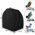 thumbnail image 4 of Portable Table Saw Cover,72*61*72Cm，210D Oxford Cloth,Fit For Most Miter Saws, 4 of 5