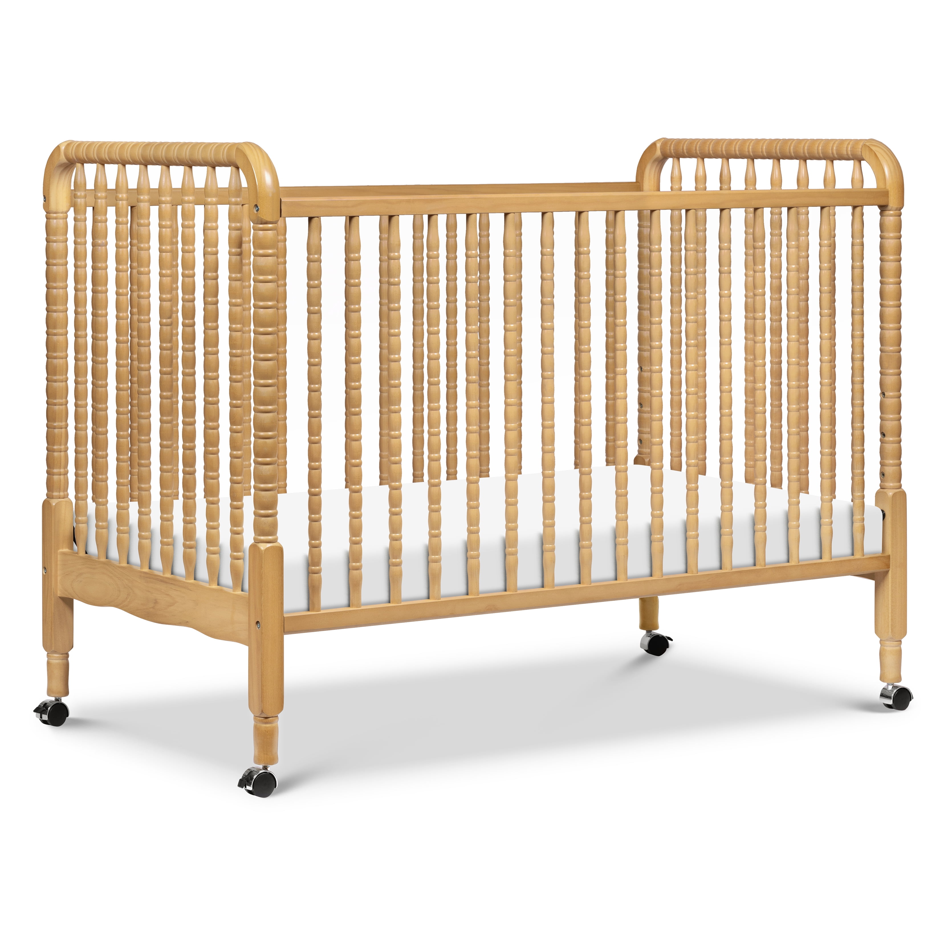 daVinci Jenny Lind 3-in-1 Convertible Stationary Crib in Honey Finish