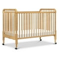 thumbnail image 3 of daVinci Jenny Lind 3-in-1 Convertible Stationary Crib in Honey Finish & Mattress Bundle, 3 of 4