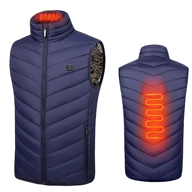 DPTALR Plus Size Heated Vest For Men And Women Dual Control 2 Heating Vest Heated Jacket Winter Heating Vest