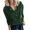 Green, variant on Female Long Sleeve Hoodie Women's Casual Button Down Long Sleeve Hooded Pullover Sweatshirt with Drawstring and Front Pockets for Everyday Comfort L