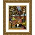 thumbnail image 1 of Byford, Judy 11x14 Gold Ornate Wood Framed with Double Matting Museum Art Print Titled - Worried Fish, 1 of 4