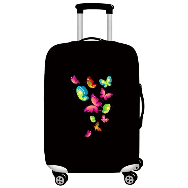 Housse de Protection pour Bagages Accessoires de Voyage Valise Anti-Poussière Résistante à l'Usure Série Papillon Étui de Protection Mode 2024 8Butterfly025 TG