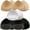 3Colors, variant on ReedCA Women's A/B Cup Removable Air Cotton Foam Sponge Bra Inserts, 3 Colors, 5 Pairs