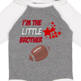thumbnail image 4 of Inktastic I'm the Little Brother Football Boys Long Sleeve Baby Bodysuit, 4 of 5