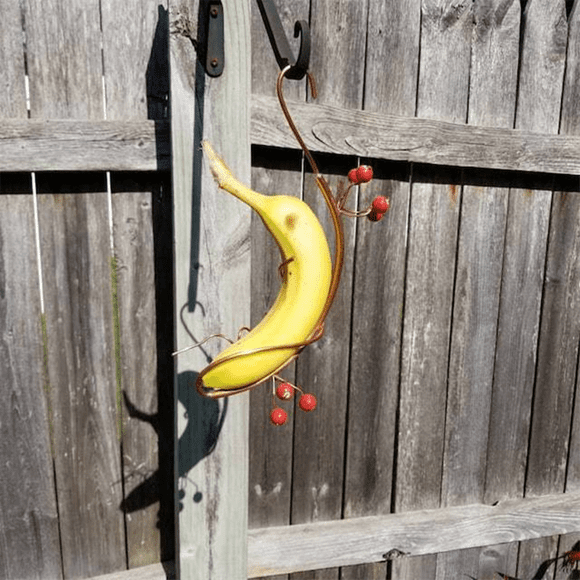 Butterfly Banana Hammock Hanging Fruit Hammock Under - 1 Fruit Hammock with Hooks - Basket Storage for Produce, Banana