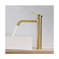 thumbnail image 4 of Mitigeur Lavabo Haut Mitigeur Lavabo Brossé Or - Or, 4 of 4