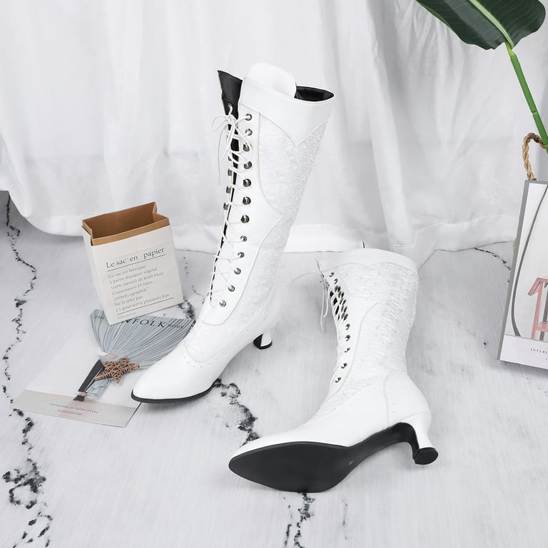 Thigh high store denim boots