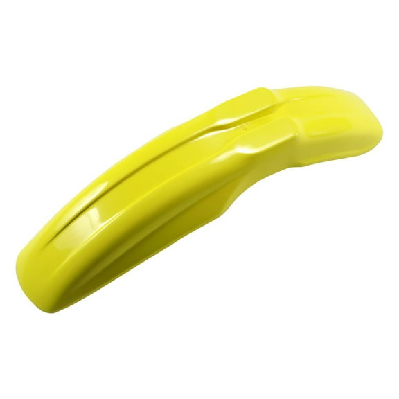 UFO Universal Supermoto Light Yellow Plastic Front Fender (PA01027-102)