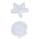thumbnail image 1 of de silicona con de organismos de 2 piezas, para gelatina / magdalenas / decoración de pasteles, herramientas para artesaní Gloria Molde de silicona estrella de mar, 1 of 9