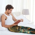 thumbnail image 5 of Honiee Creekside Meditating Puppy for men - a sleek fusion of Straight Pajama Pants, versatile Lounge Pants, and cozy Sleepwear, all rolled into one-XX-Large, 5 of 6