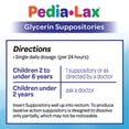 thumbnail image 4 of Pedia-Lax Laxative Glycerin Suppositories for Kids, Ages 2-5, 12 Count, 4 of 8