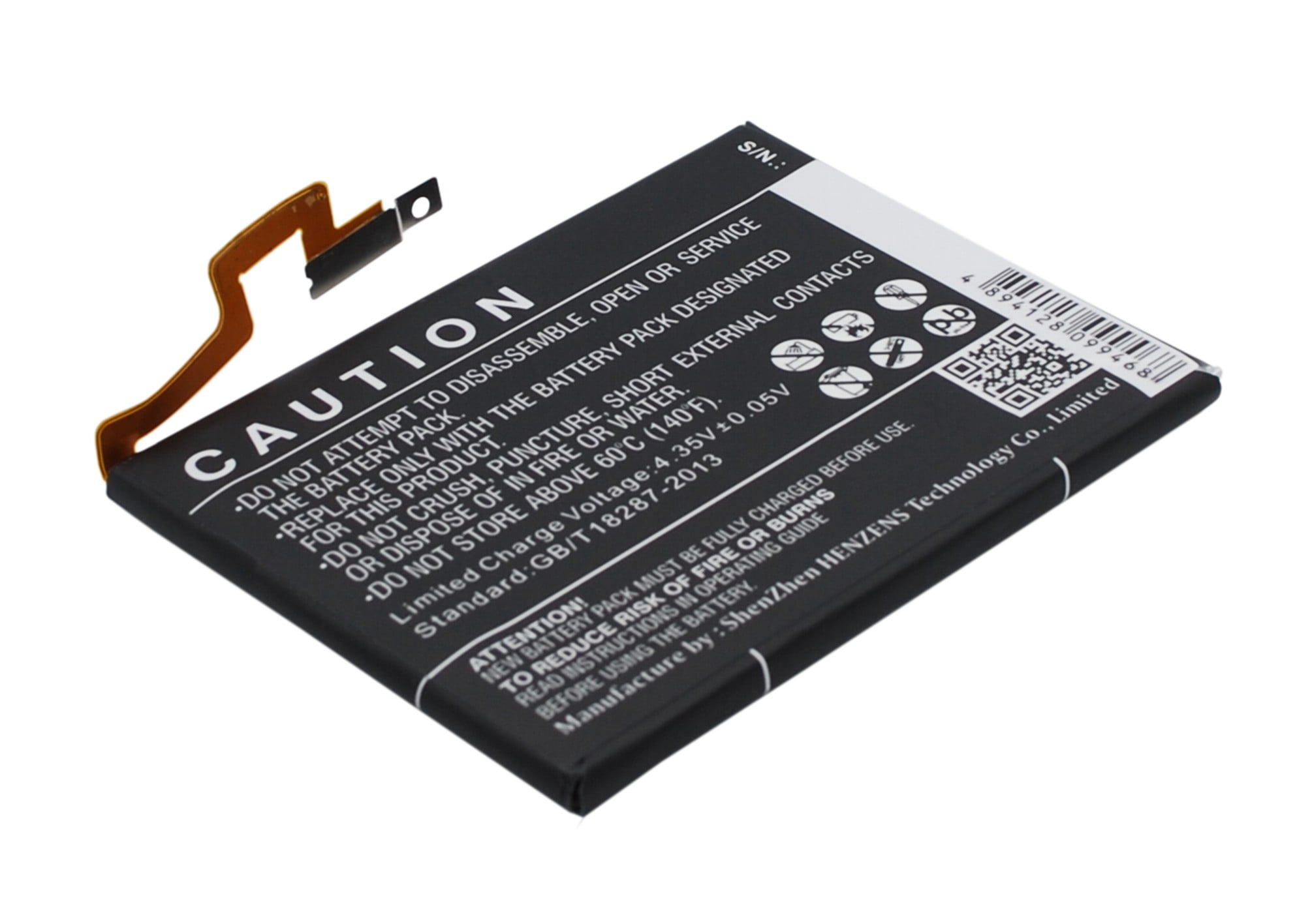 Replacement Battery For BlackBerry 3.8v 3400mAh / 12.92Wh Mobile