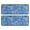 Blue Paisley Pattern, variant on Kitchen Rugs Sets Of 2,Blue Paisley and Floral Pattern Anti Fatigue Kitchen Mat Rugs Non Slip Washable,Decorative Kitchen Floor Mats for Kitchen,Sink,Laundry,17"x47" 17"x47"