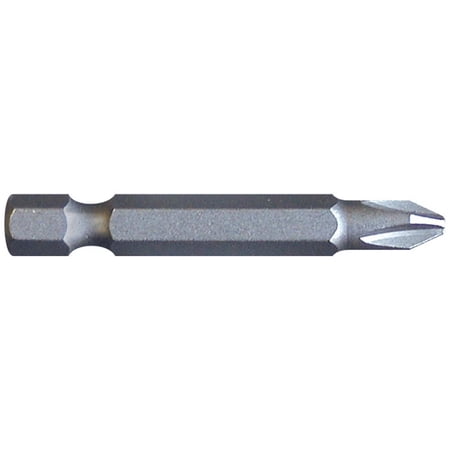 UPC: 0081838682026 | Century Drill & Tool Century #1 Phillips Power Screwdriver Bit – Long life  made from Premium S2 Steel – Fits 1/4  hex quick-change adapters  1/card  sold by each