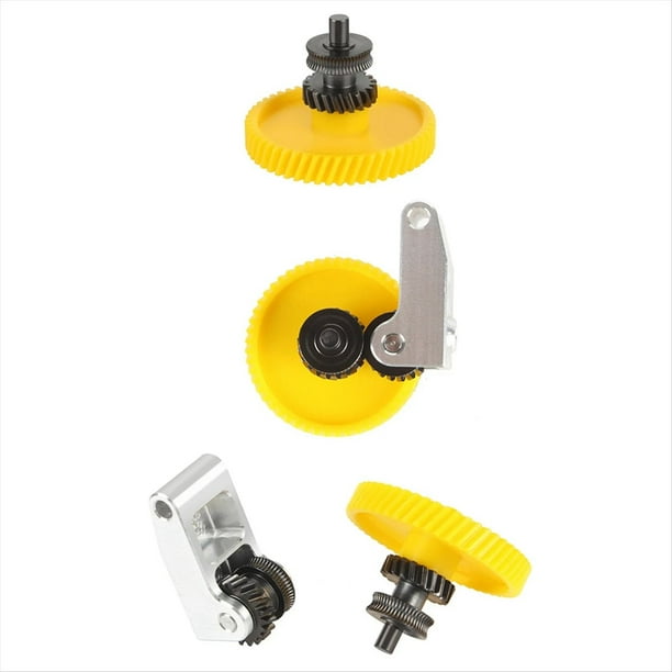 Para Extrusora Engranajes Montaje de Actualización de Acero Endurecido Kit de Resistencia Al Desgaste para P1S P1P X1 X1C Impresora 3D