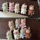 thumbnail image 4 of Nuevo Labubu los monstruos latido del corazón Macaron esmalte cara caja ciega estatuilla de Pvc adorno de mesa muñeca Kawaii chico regalo de Navidad, 4 of 5