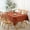 Rust, variant on Slubby Textured Harvest Tablecloth Stain Resistant Waterproof and Wrinkle Resistant Table Cloth, Thanksgiving Party Fabric Table Cover for Dining Room, Rectangle 60 x 120 Inch, Rust