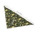 thumbnail image 2 of Dog Bandanas, Cool Cat Green Camouflage Adjustable Dog Scarf Triangle Bib Handkerchief Accessories for Small Medium Large Dogs, Cats, Pets, 2 of 6