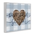 thumbnail image 2 of Stupell Industries Rustic Lodge Pumpkin Season Grain Pattern Heart Blue Checker Plaid White Framed Giclee Art, 14 x 11, by Lil' Rue, 2 of 7