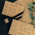 thumbnail image 3 of 20 hojas de papel de regalo vintage, papel de periódico, papel de regalo floral, suministros de floristería, 3 of 5