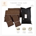 thumbnail image 2 of Juego de Sábanas King Size 2800 Hilos Extra Suave Premium Textura Flores Soft Nature, 2 of 5