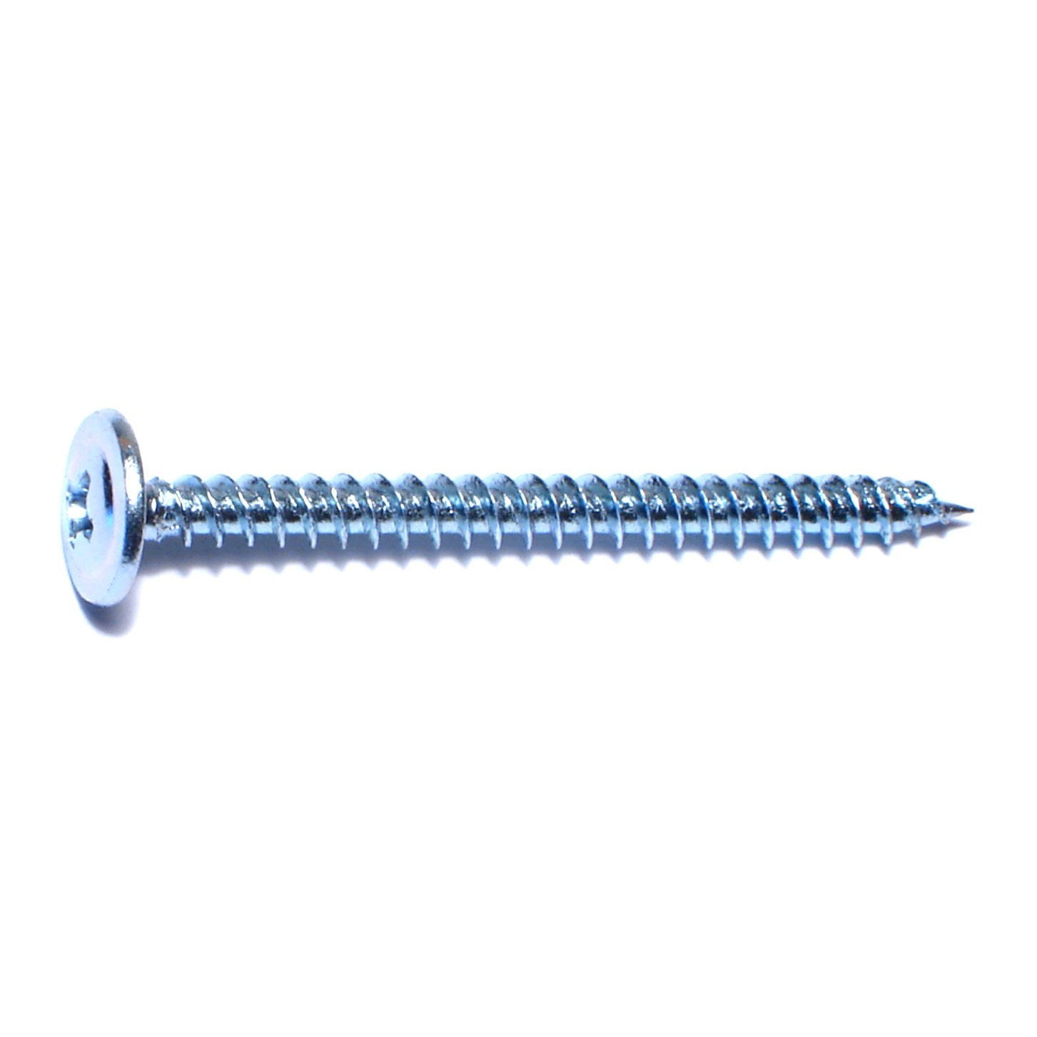 8 x 2" Zinc Phillips Modified Truss Head Self Piercing Lath Screws (115