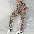 thumbnail image 6 of High Waisted Leggings for Women 2025 Leopard Print No See Through Tummy Control Yoga Pants Tights, 6 of 7