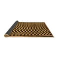 thumbnail image 2 of Ahgly Company Indoor Rectangle Checkered Brown Modern Area Rugs, 6' x 9', 2 of 4