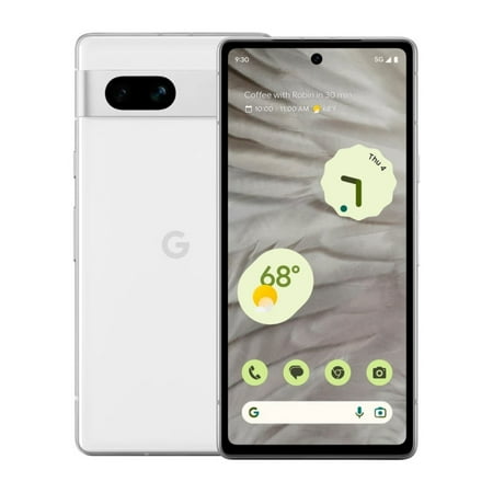 Pre-Owned Google Pixel 7a 5G GWKK3 128GB Factory Unlocked 6.1 in 8GB RAM Phone - Snow (Like New)