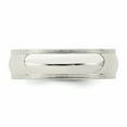thumbnail image 2 of Bridal QCFM060-11.5 6 mm Sterling Silver Milgrain Comfort Fit Band, Polished - Size 11.5, 2 of 6