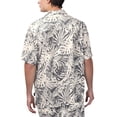 thumbnail image 2 of Men's Margaritaville Tan Las Vegas Raiders Sand Washed Monstera Print Party Button-Up Shirt, 2 of 2