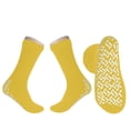 thumbnail image 6 of Personal Touch Top of the Line Hospital Non Skid Slipper Socks, Ladies or Men's Colors, 3 Pairs (Yellow, XXX-Large Bariatric), 6 of 6