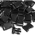 thumbnail image 5 of Moncolis 50 Pcs 5/8'' Black Plastic Side Release Buckle for Paracord Bracelets, 5 of 6