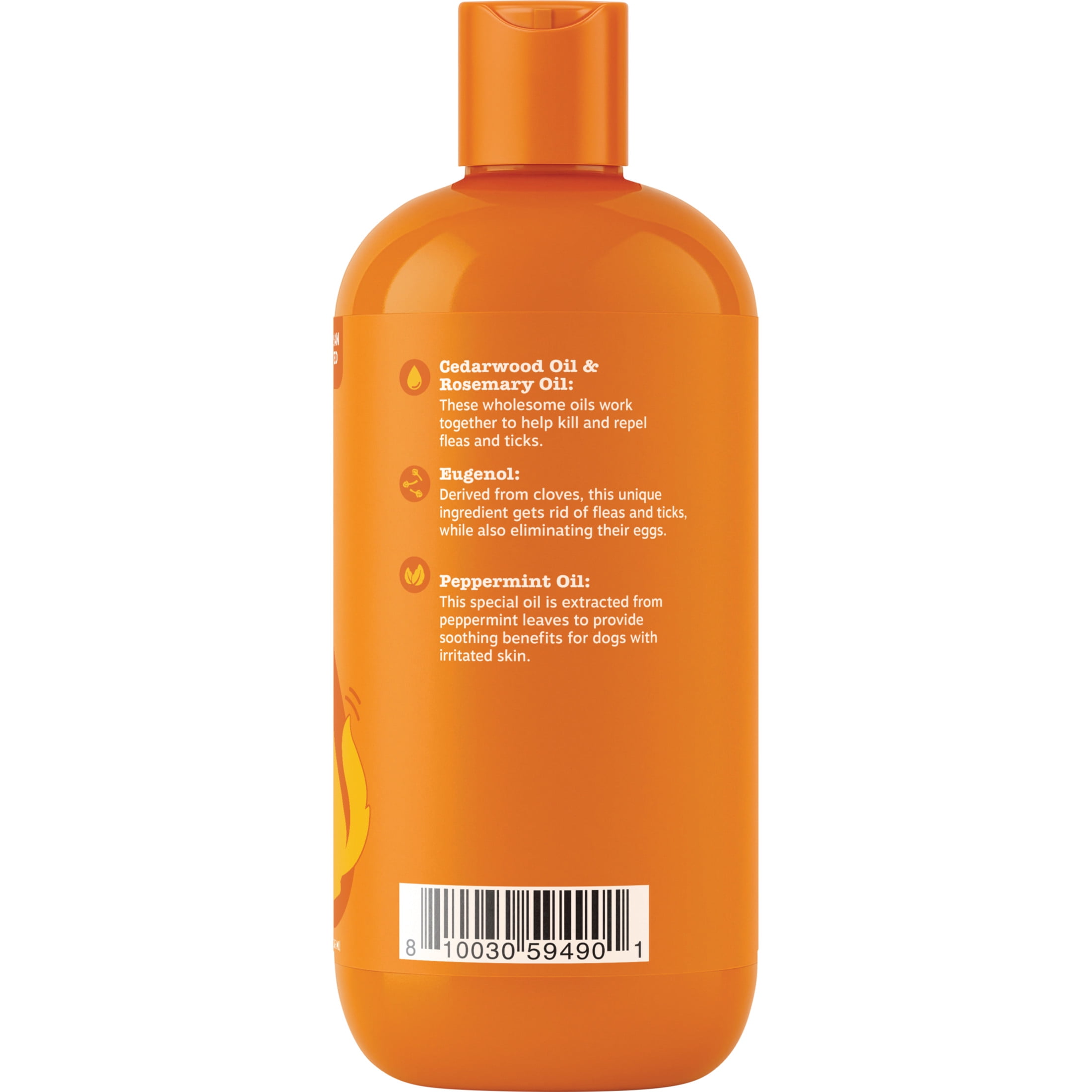 Zesty Paws Flea and Tick Shampoo for Dogs, 16 oz