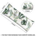 thumbnail image 4 of Tropical Blossom Watercolor Mastectomy Pillow - Soft Comfort Aid, 4 of 7