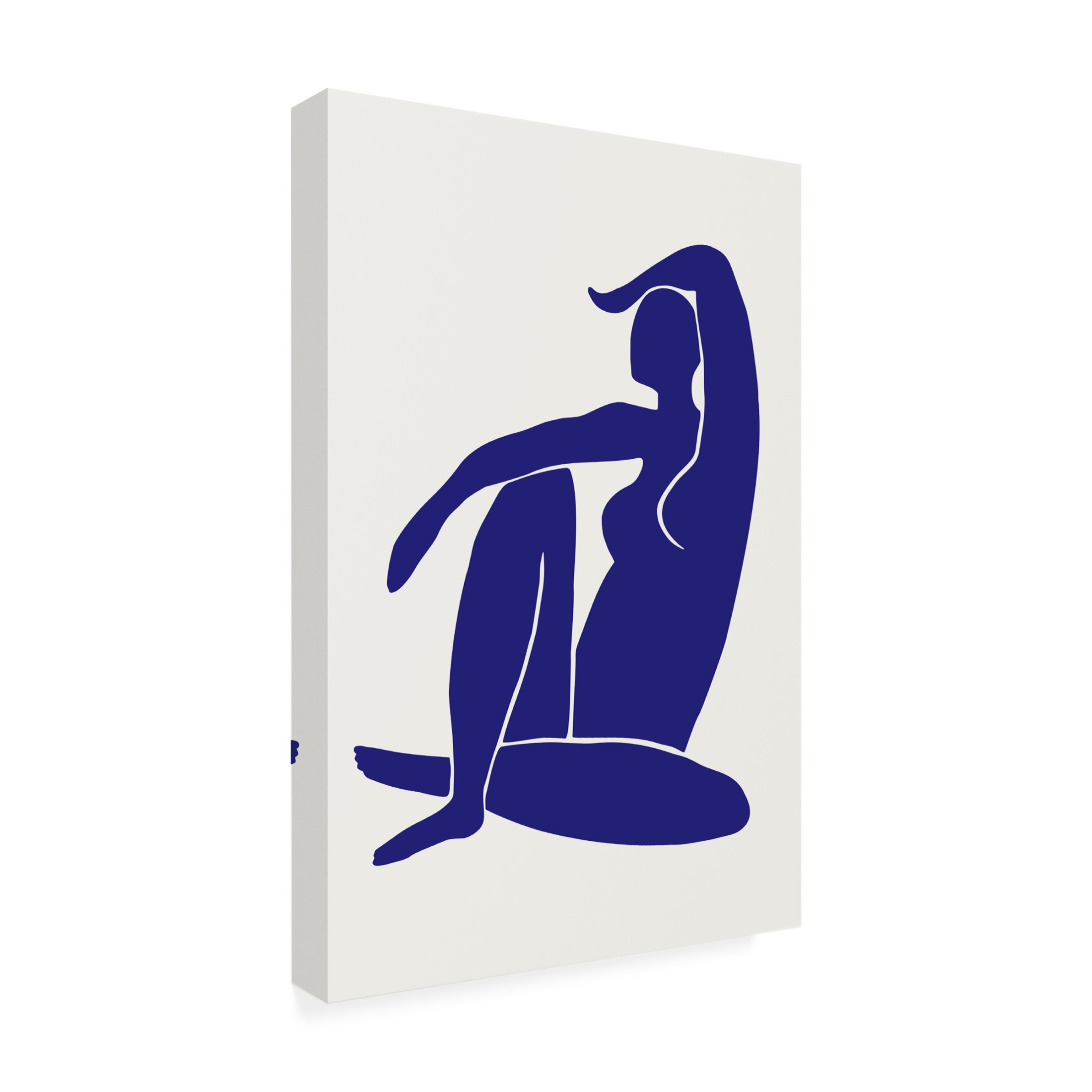 Trademark Fine Art Pictufy Studio II Figure Bleu Canvas Wall Art