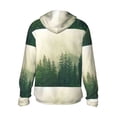 thumbnail image 3 of Kll Fog Forest Print Men'S Women’s Upf 50+ Sun Protection Outdoor Hoodie Jacket Long Sleeve Fishing Hiking Performance Shirt- Xx-Large, 3 of 8