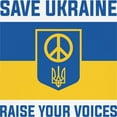 thumbnail image 3 of CafePress - Save Ukraine Raise Your Voices Baseball Jersey - Cotton Baseball Jersey, 3/4 Raglan Sleeve Shirt, 3 of 4