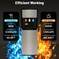 thumbnail image 2 of Silver Grey Floor Standing Hot&Cold Water Dispenser with 3 Temperature Settings, Indicator Lights & Removable Drip Tray, for Home Office and Living Room, 2 of 11