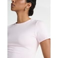 thumbnail image 4 of Scoop Women's Ultimate Refined Jersey Knit Fitted Baby Tee, Sizes XS-XXL, 4 of 4